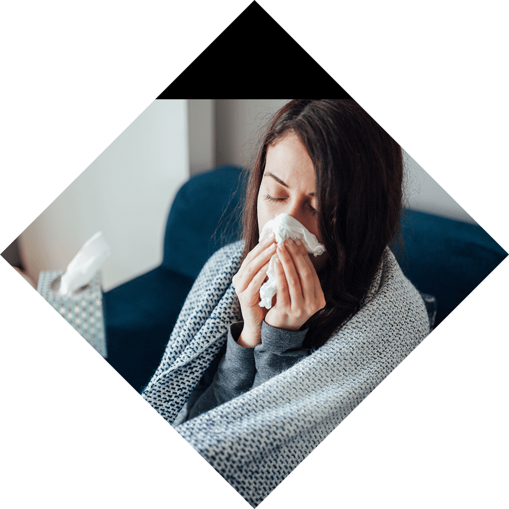 Flu & COVID-19: Eight ways to stay well Background Image