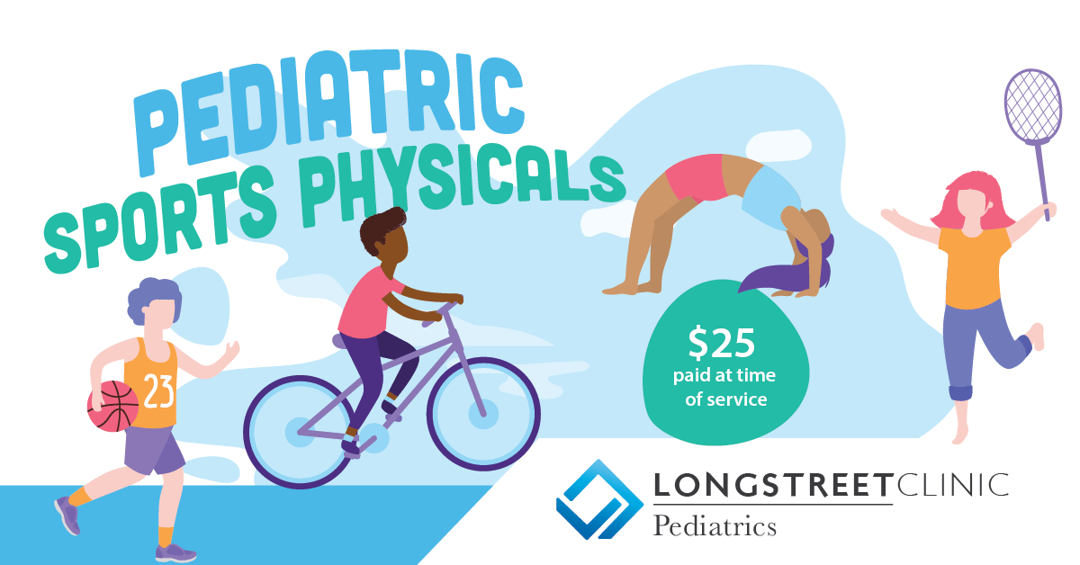 Pediatric Sports Physicals event set for July 18 Longstreet Clinic