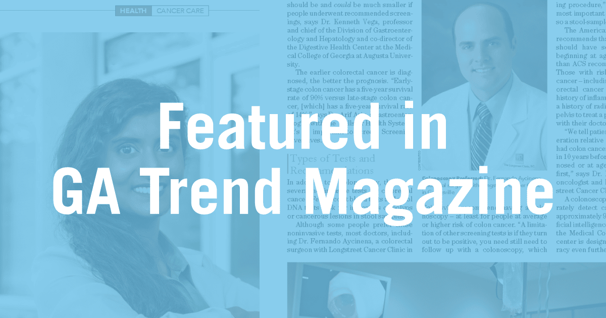 Click the image to learn more about Georgia Trend article features Longstreet physicians